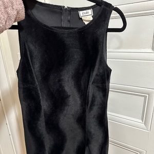 Vintage Joule Black Velvet Tank Dress 🖤